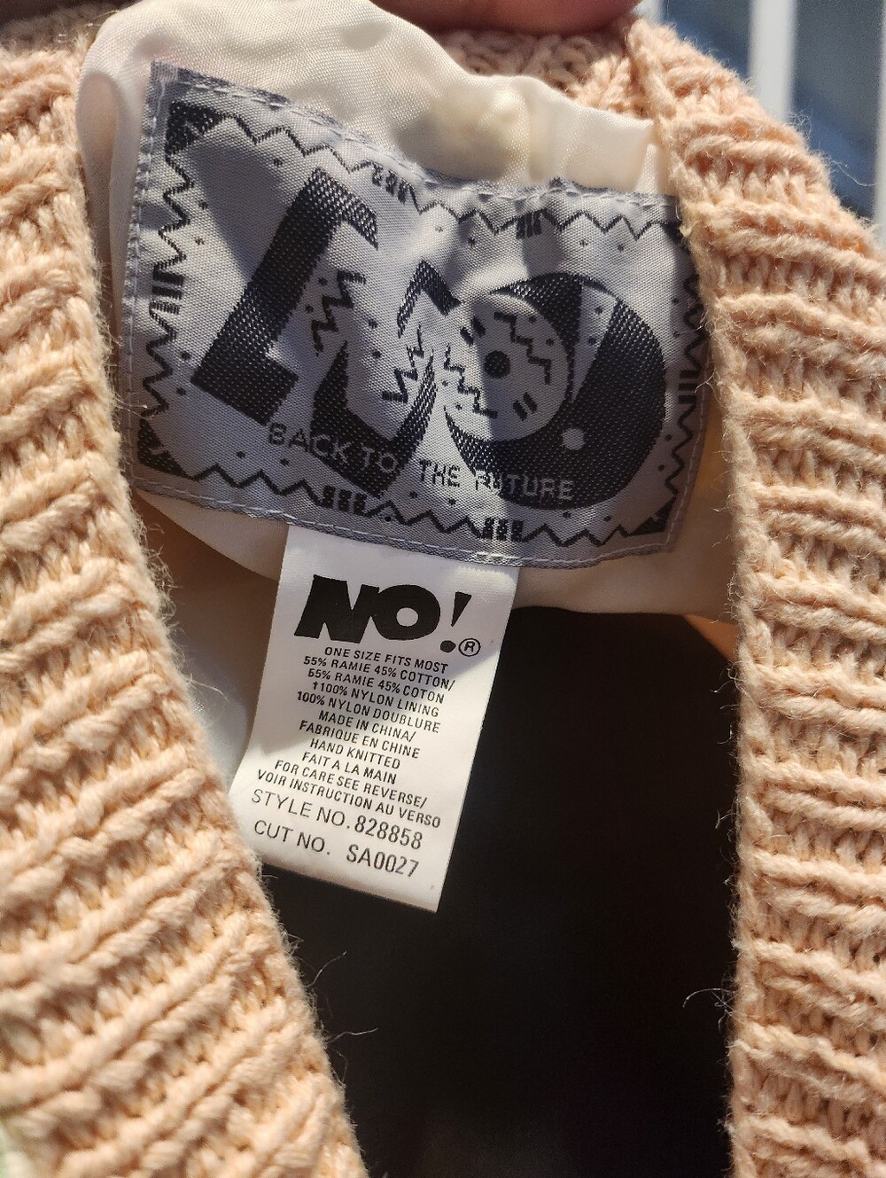 NO! Knit cardigan sweater OS - Picture 5 of 6